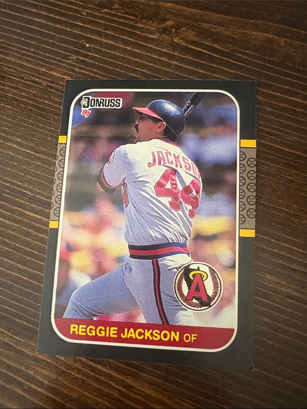 Reggie Jackson 1987 Donruss Baseball Card